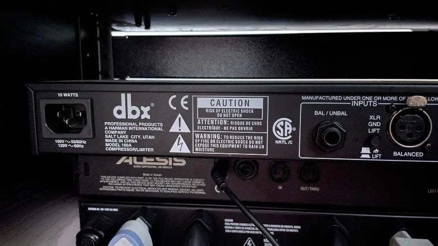DBX 160A COMPRESSOR/LIMITER - Instrumentos musicais - Jardim São