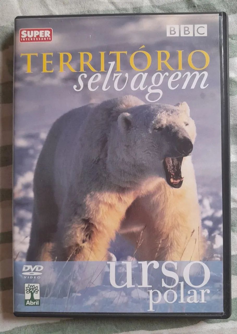 DVD Território Selvagem - Urso Polar - Documentário BBC<br>