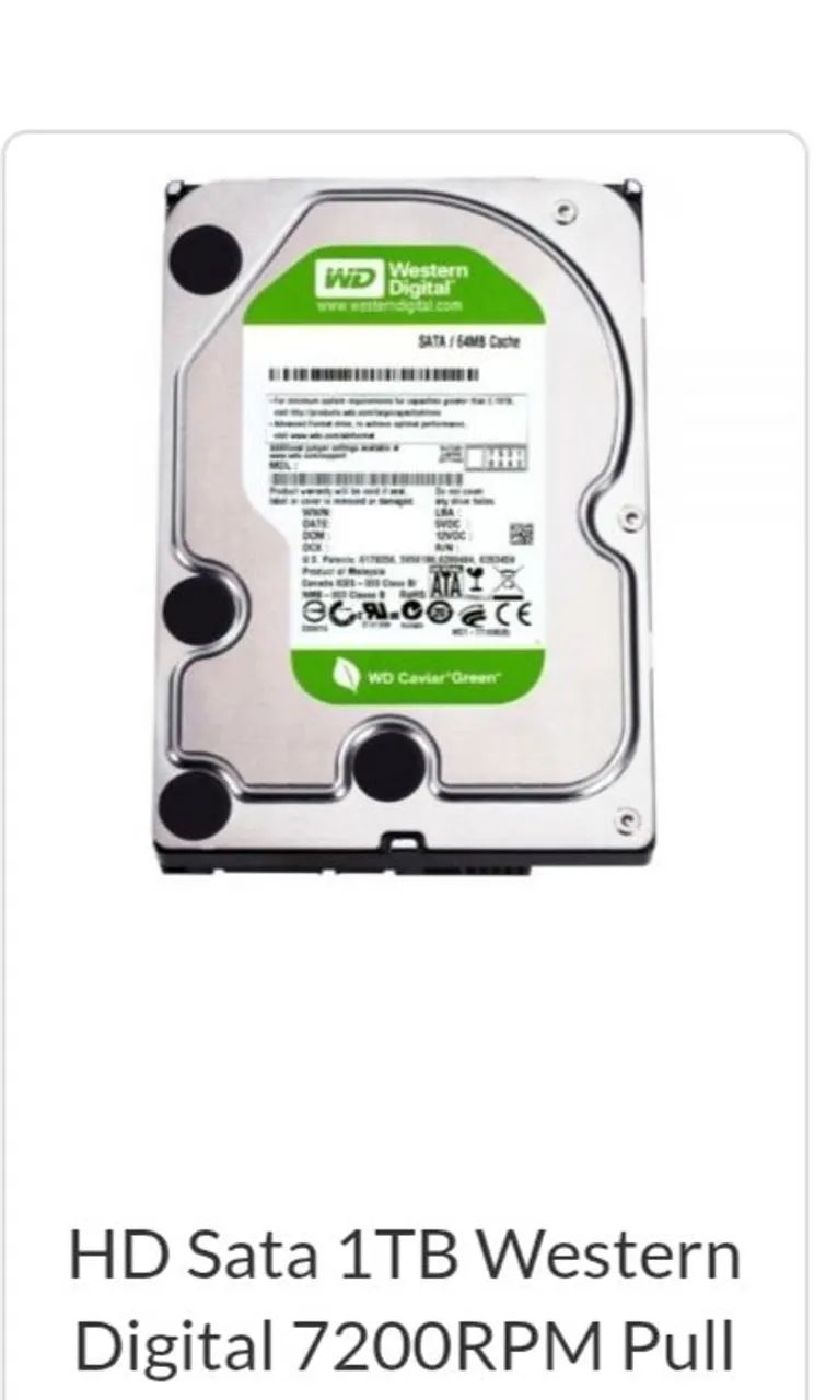 Hd 1tb WD Novo