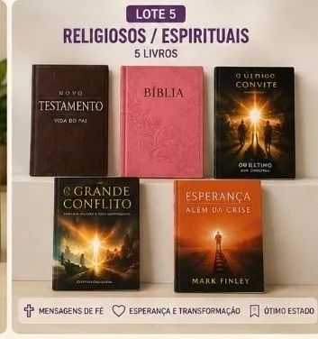 Lote 5 livros