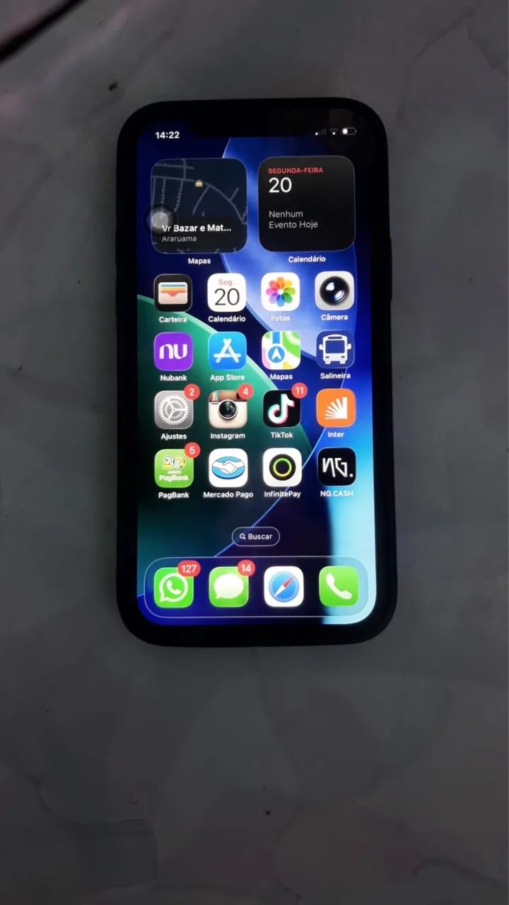 ? iPhone 12 128GB - R$ 1.400