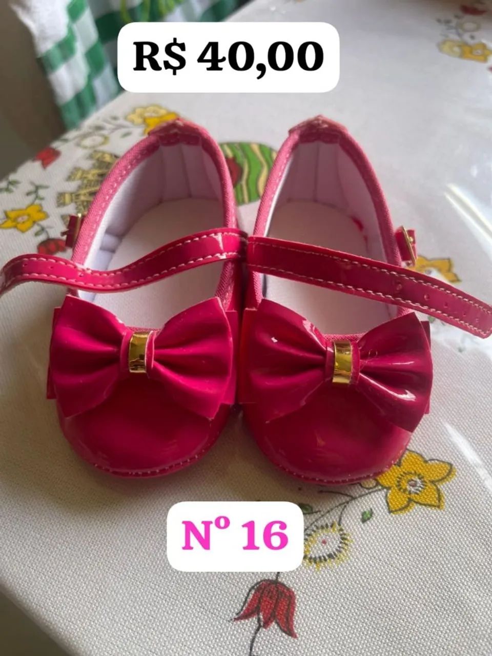 Sapatinhos para bebê menina