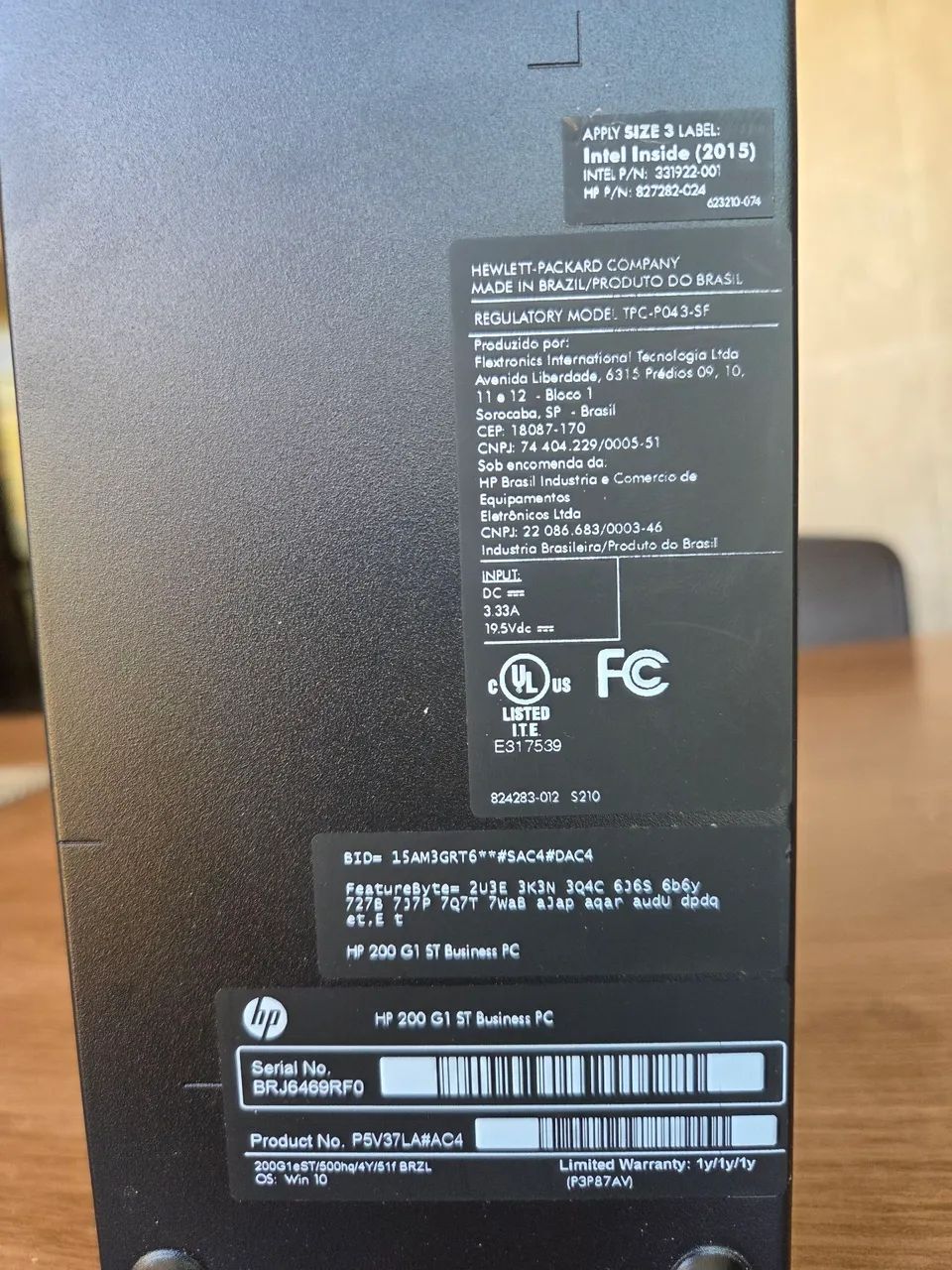 Cpu HP 200 G1 - Foto 4