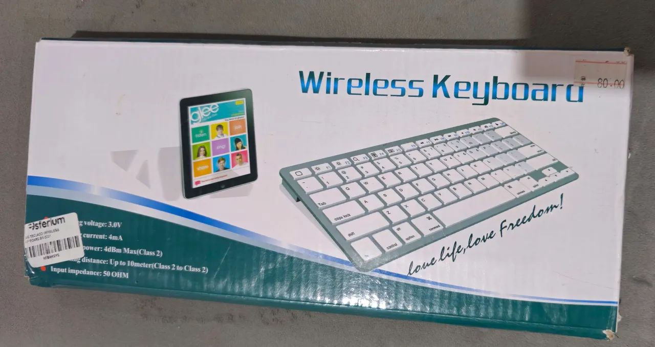 Mini teclado wireless Keyboard BK-3001 Preto - Foto 4