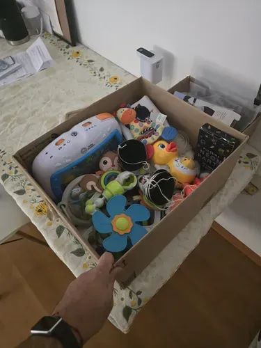Caixa de Brinquedos várias peças