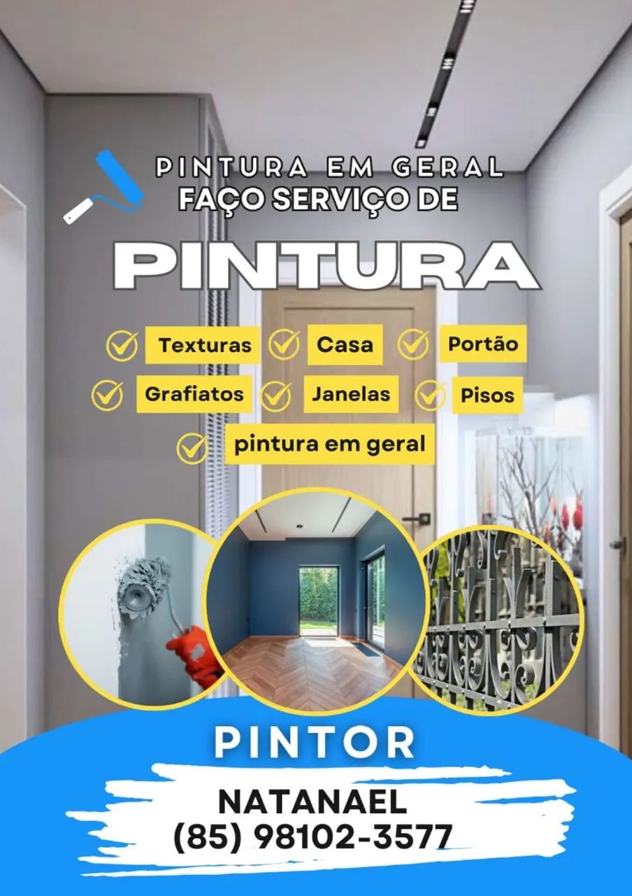 PINTOR DISPONÍVEL 