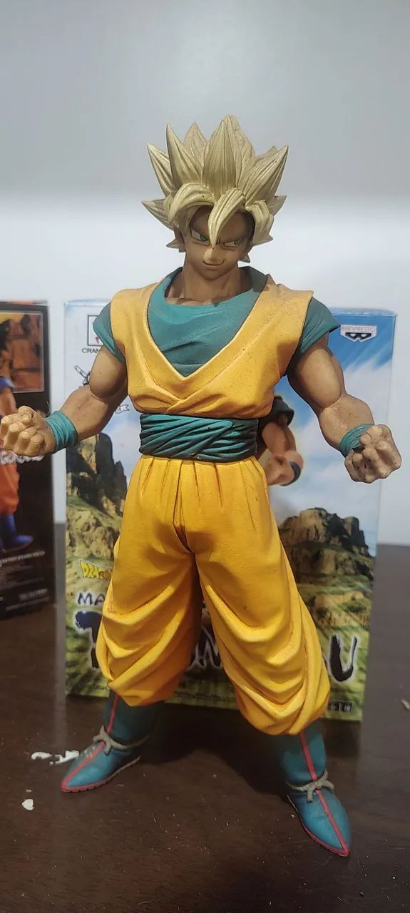 Coleção Master Stars Piece Banpresto Goku, Vegeta Trunks - Hobbies