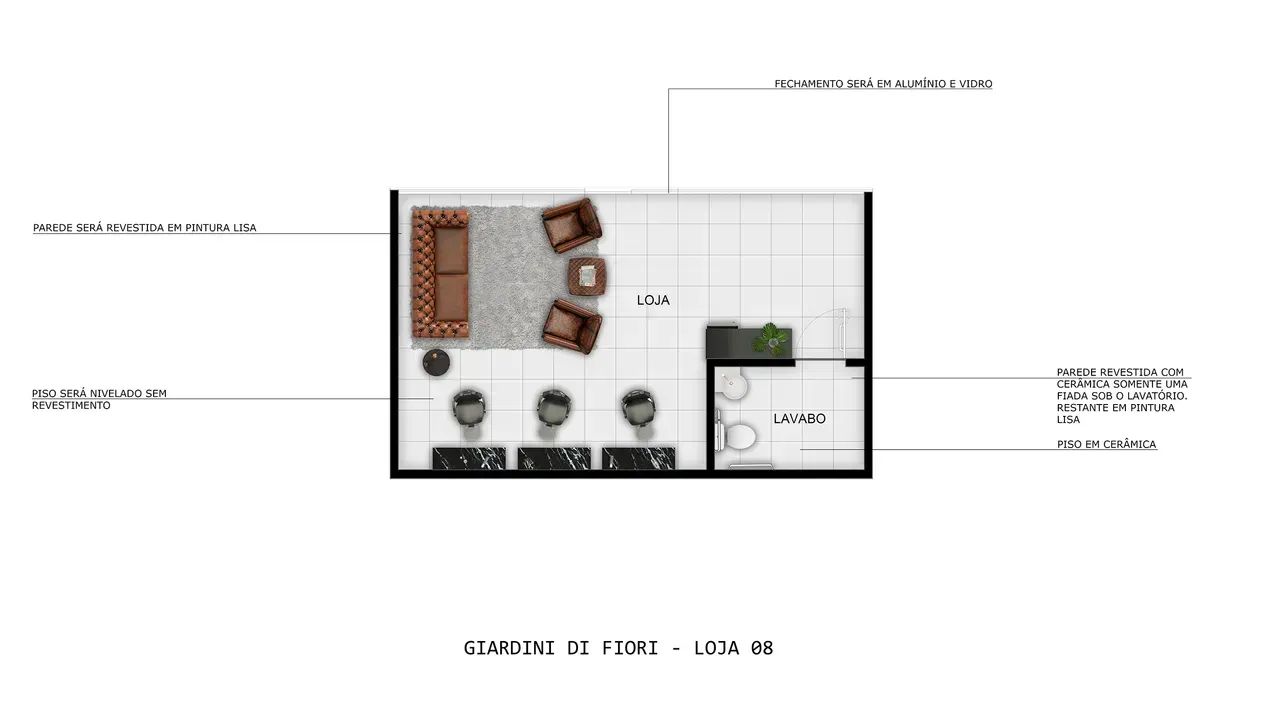 Loja com 25 m2 no Setor Leste Industrial Gama DF - Foto 5