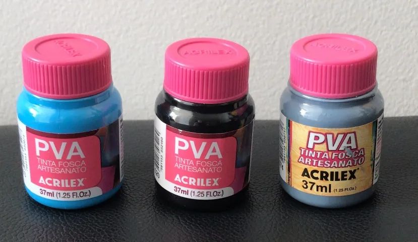 Tintas para artesanato ACRILEX novas - Foto 4
