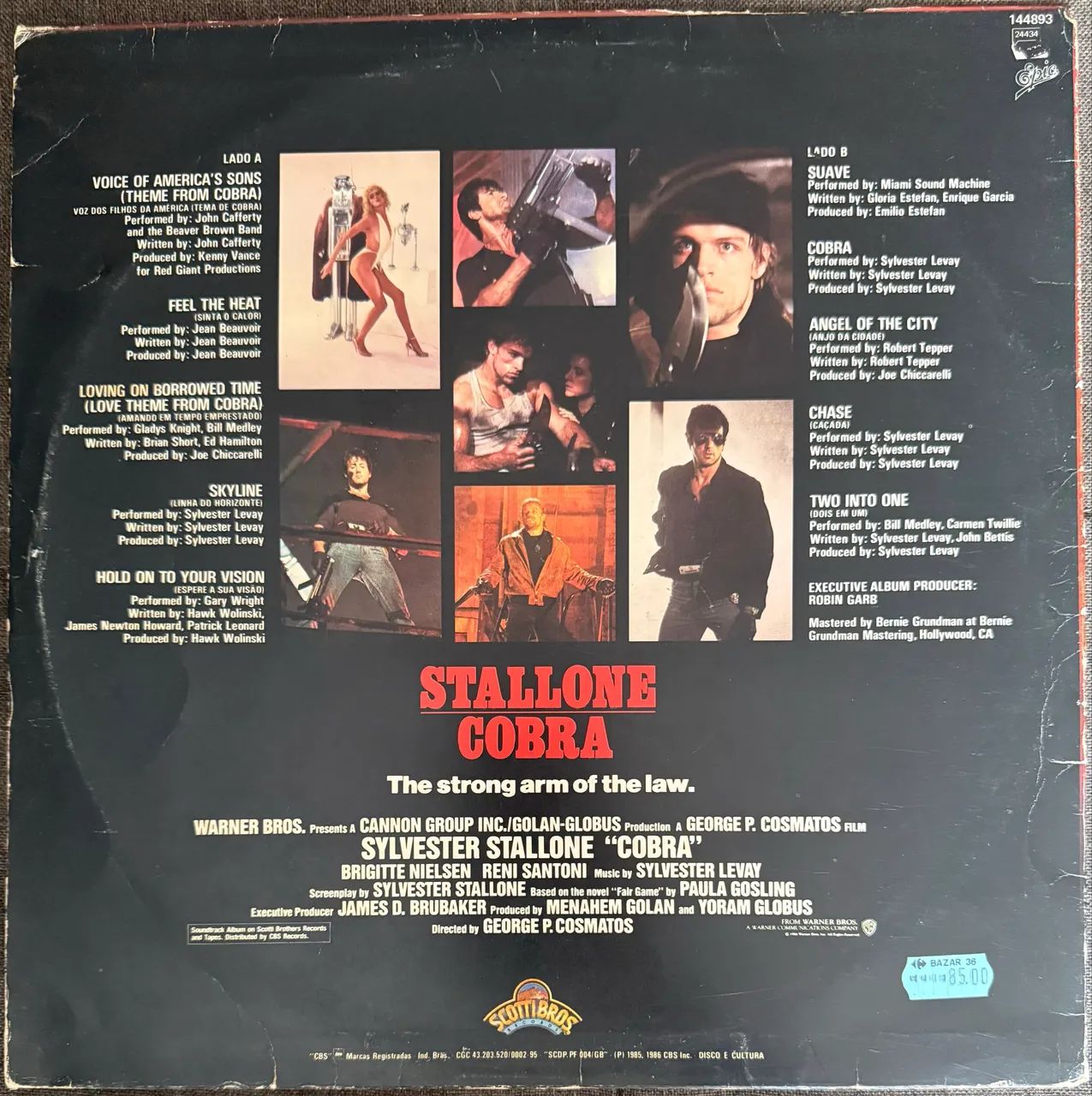 Vinil Stallone Cobra - Foto 2