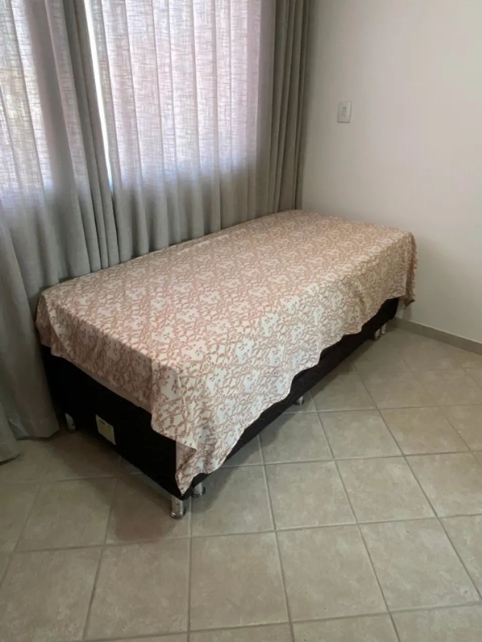 Bicama Solteiro com Cama Auxiliar + Colchão