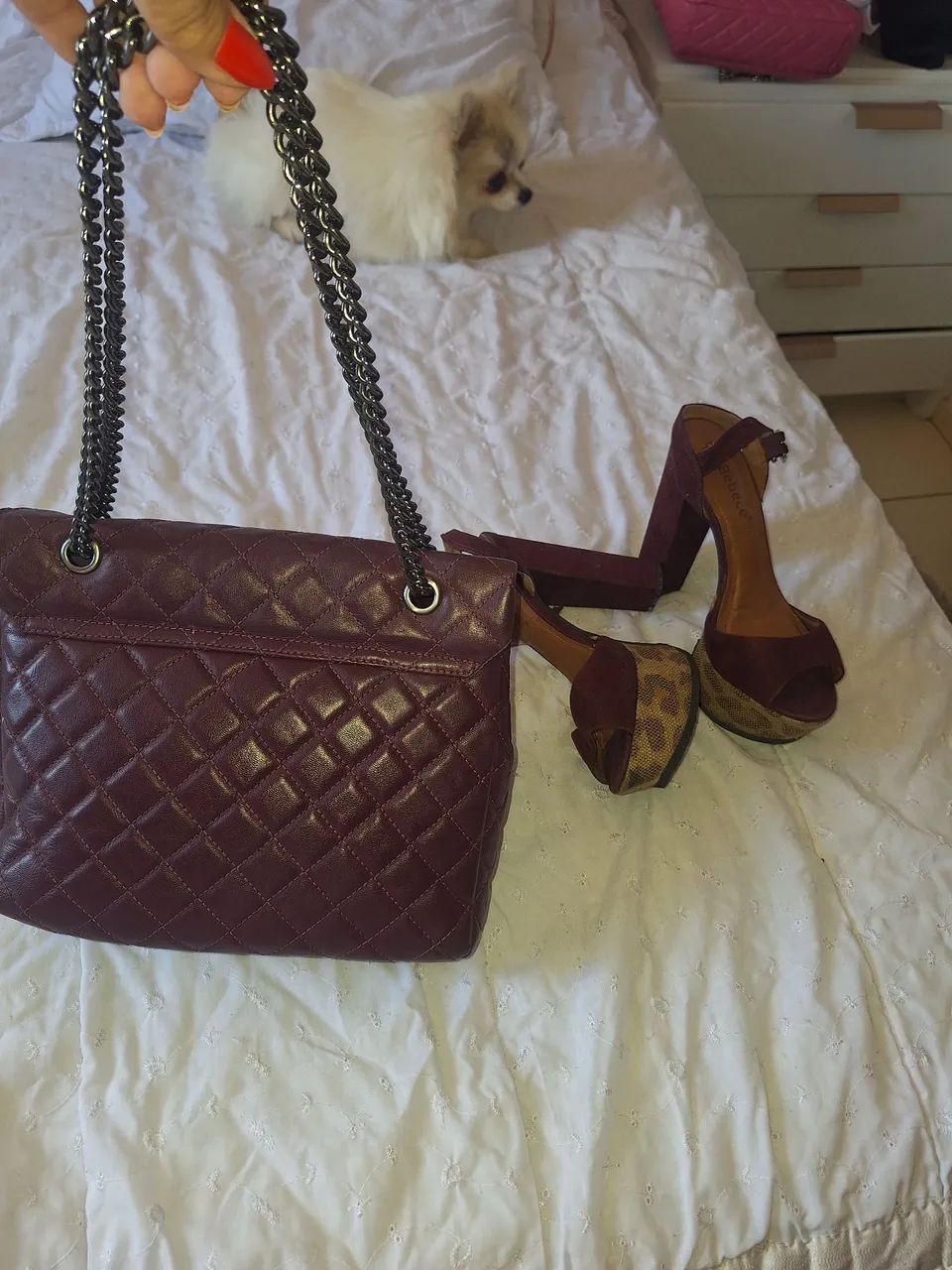 Bolsa em couro capodarte  - Foto 3