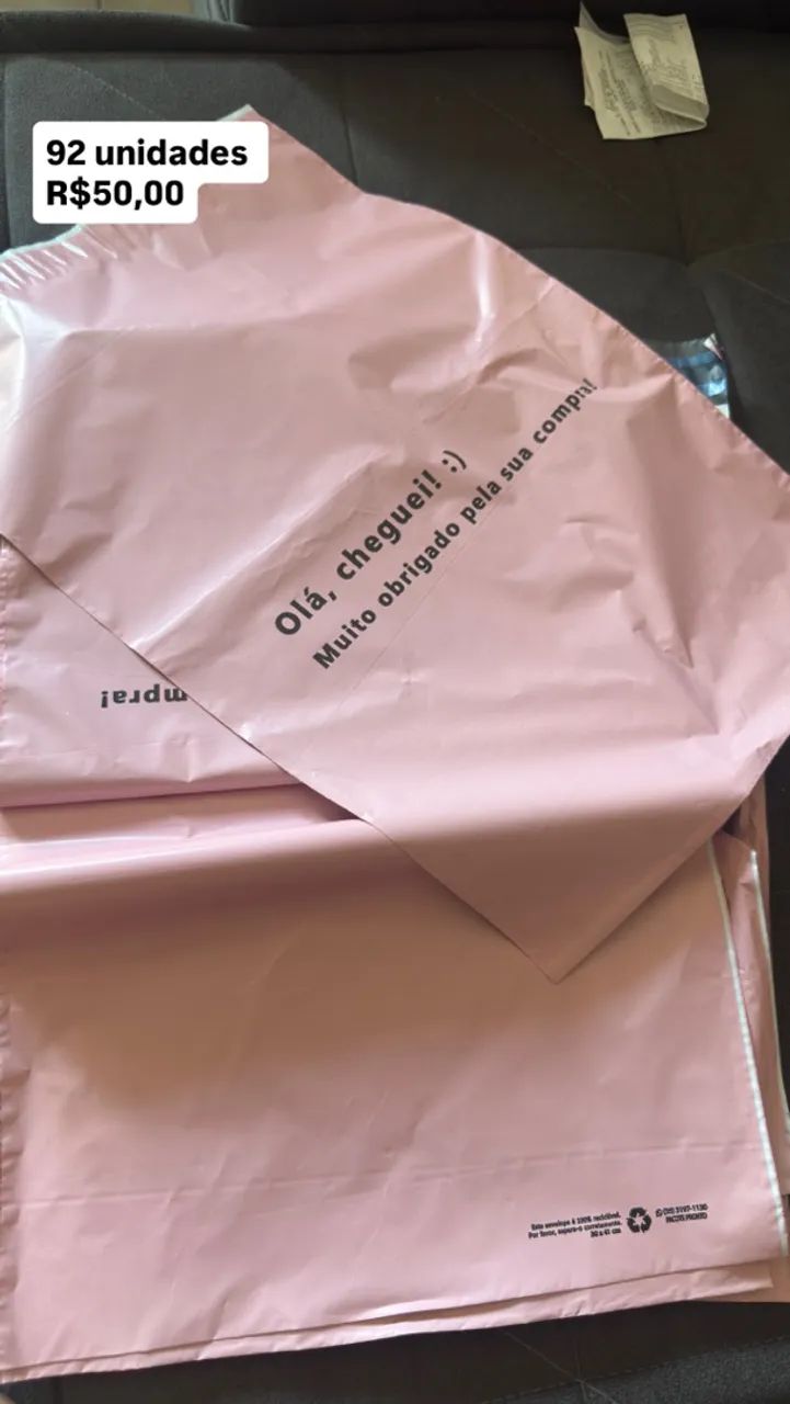 Sacolas para envio 