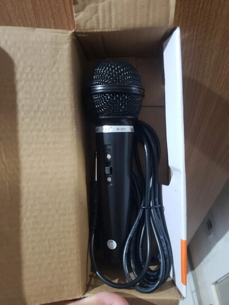 Microfone Profissional Com Fio Novo (Garantia) - Foto 3