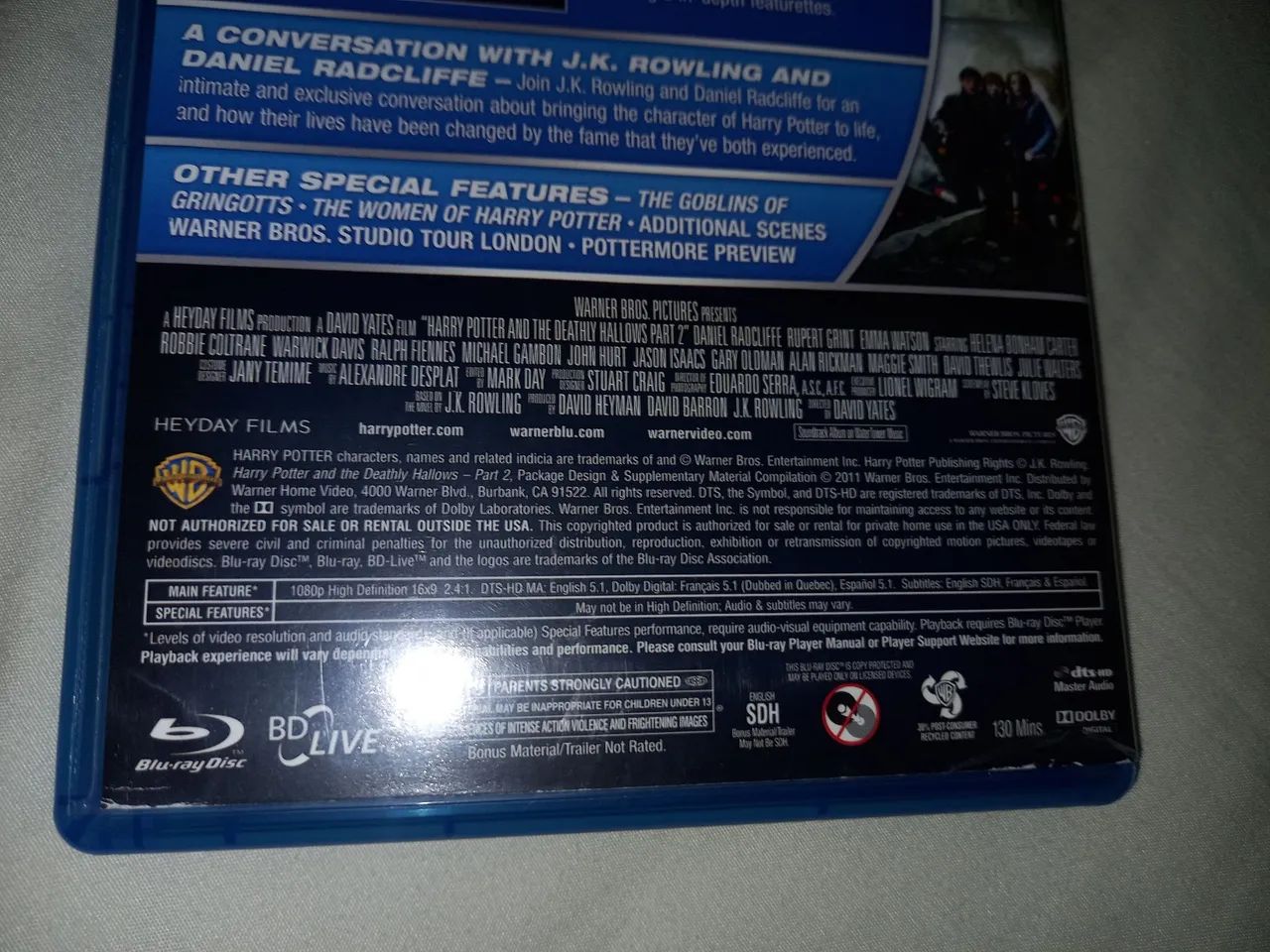 Blue Ray Harry Porter usado - Foto 4