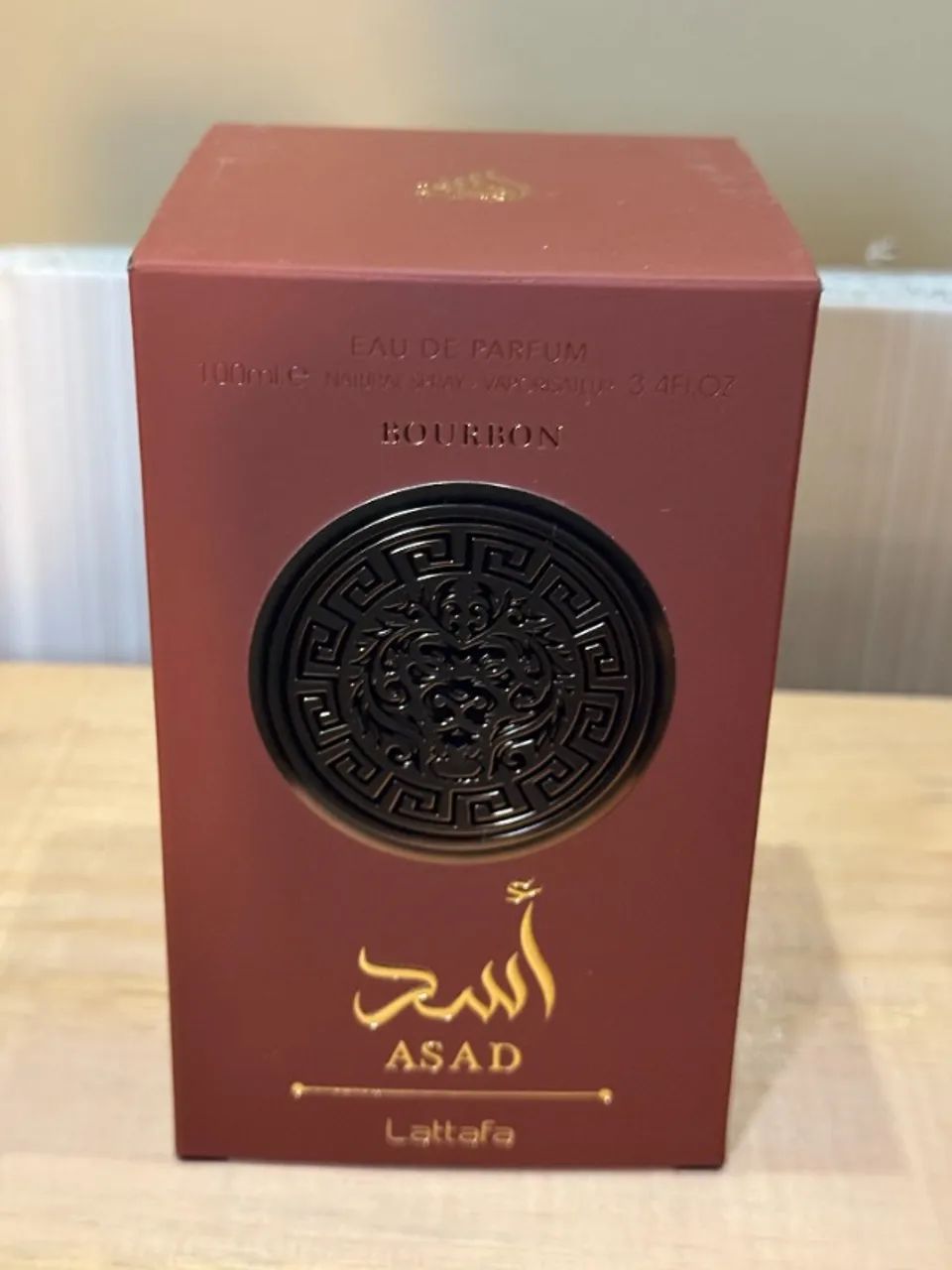 Perfume Asad Bourbon de Lattafa Perfumes apenas testado original