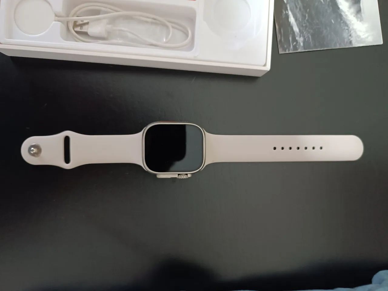 Vende-se smartwatch 9 ultra plus com cabo e acessórios  - Foto 5