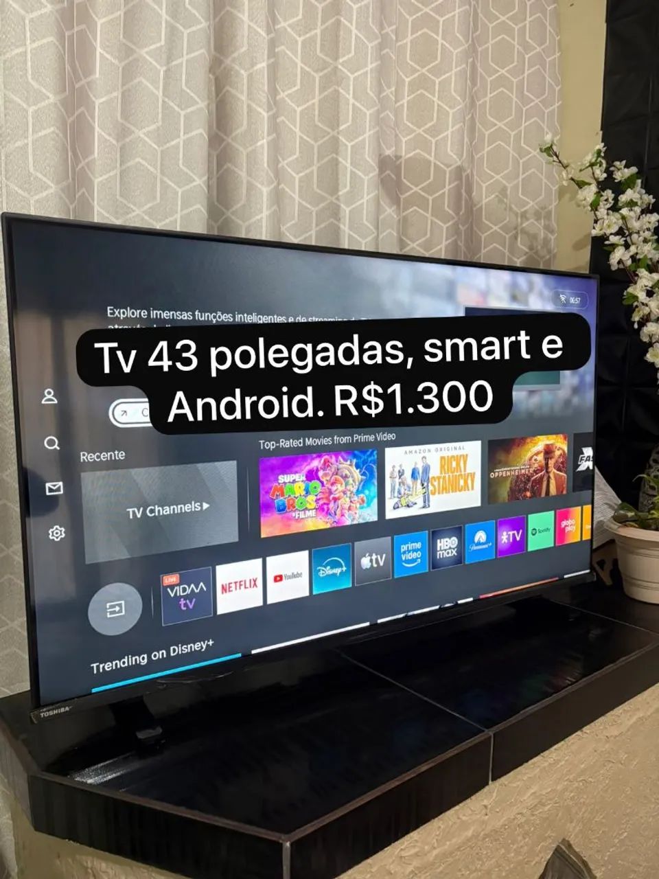 Tv smart 43 polegadas funcionando normal 