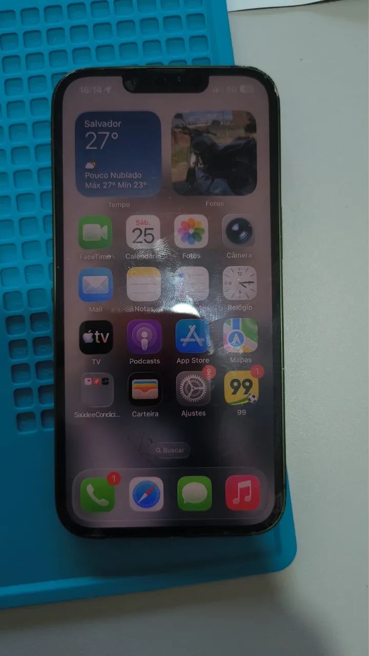 iPhone 13 cor verde militar - Foto 3