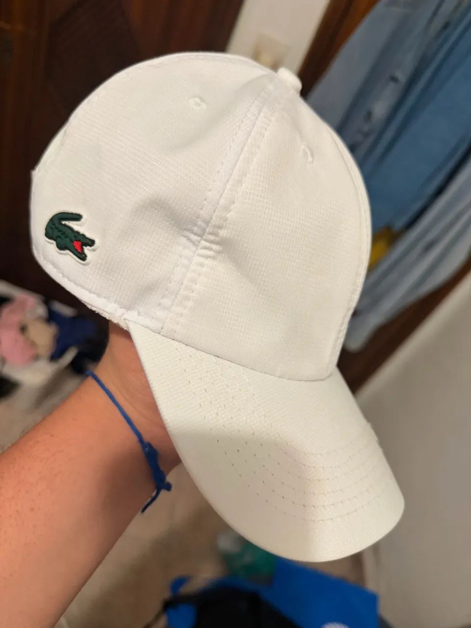 Boné Lacoste Sport branco  - Foto 2