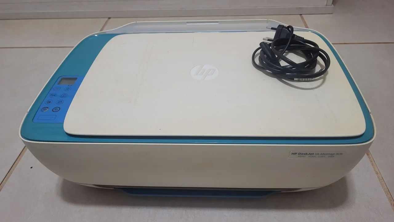 HP Deskjet Ink Advantage 3636 Impressora + Scanner (com defeito)