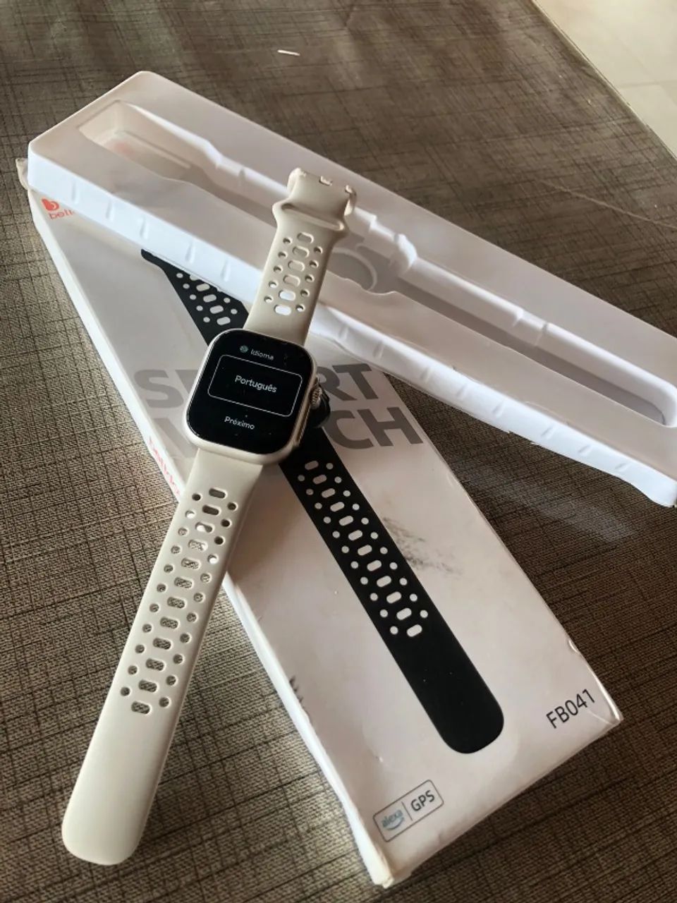 Relógio Smartwatch Bettdow - Fb041 - Cinza Claro 