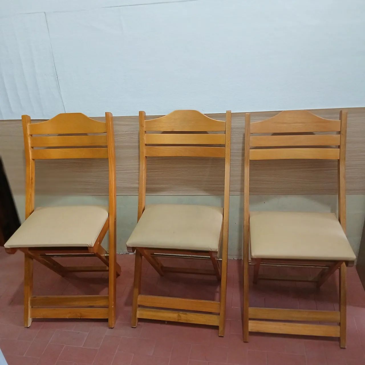Cadeiras dobráveis estofadas  - Foto 3