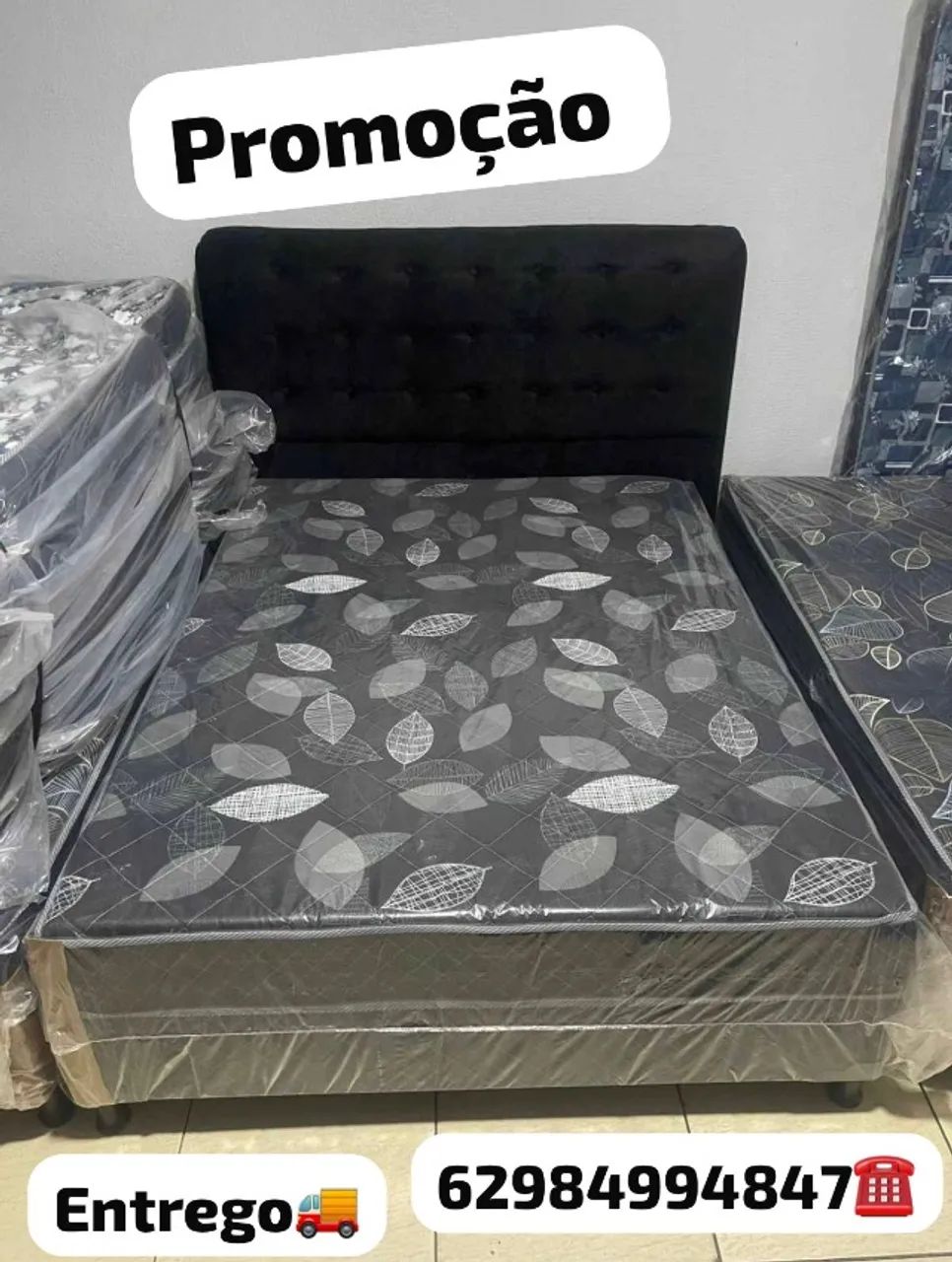 Cama box casal (novo) 