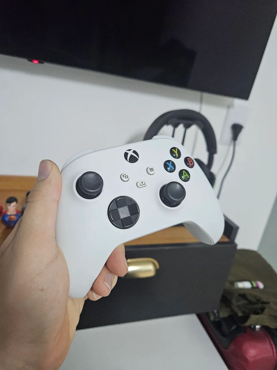 Controle branco de Xbox Series S/X