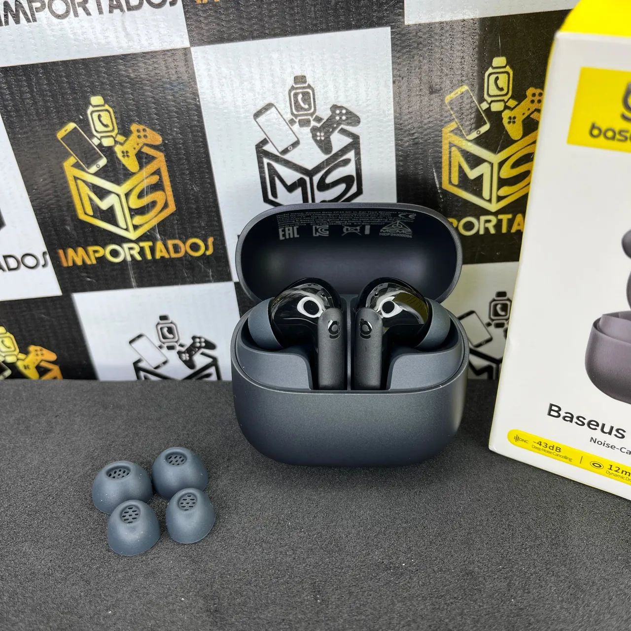 Fone Bluetooth Baseus Bass EP10 NC - Foto 4