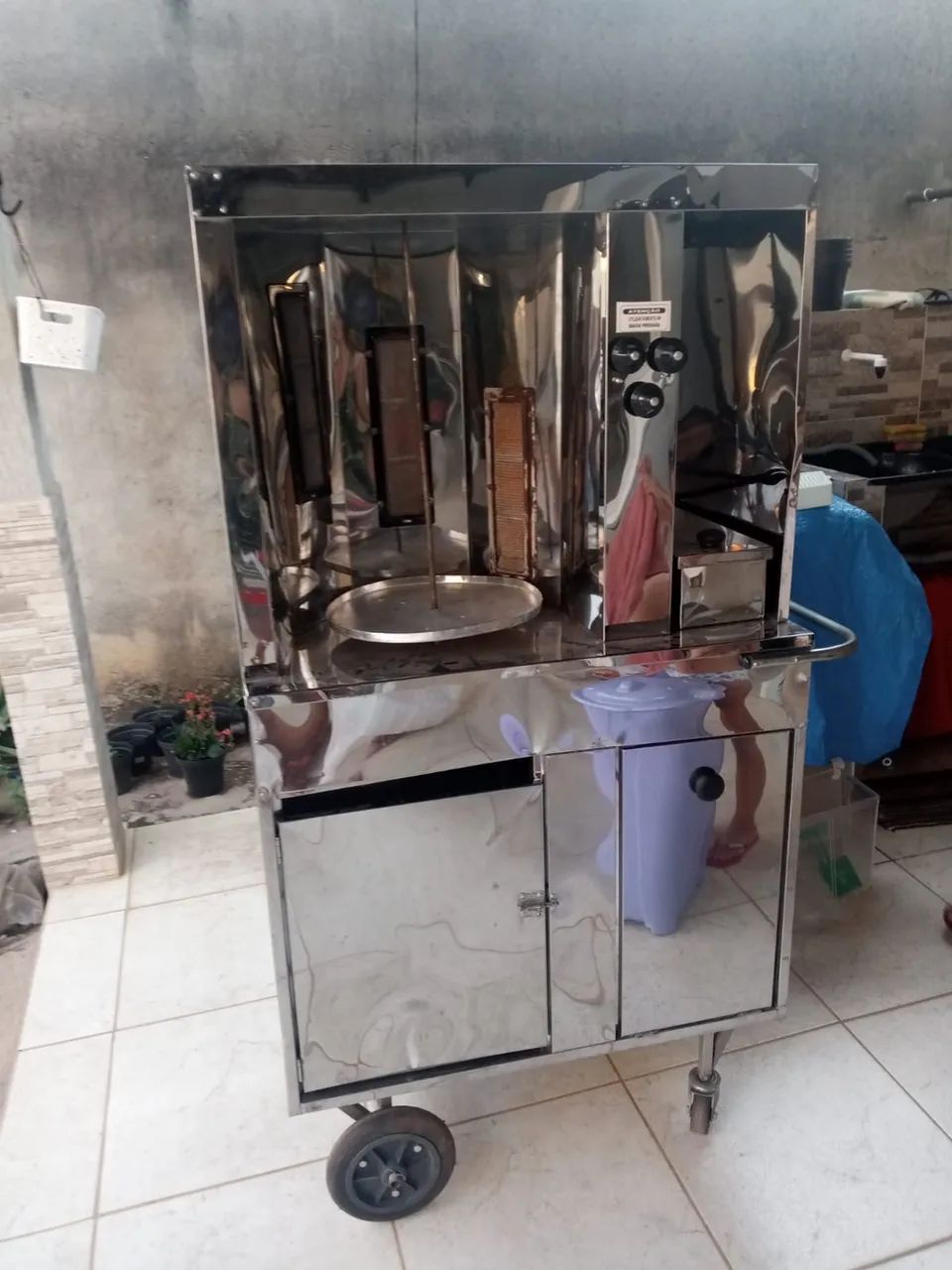 Máquina de Churrasco Grego