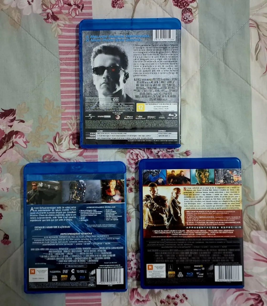 Blu-rays O Exterminador do Futuro 2, 3 e 4 - Edições Raras e Especiais!! - Foto 2