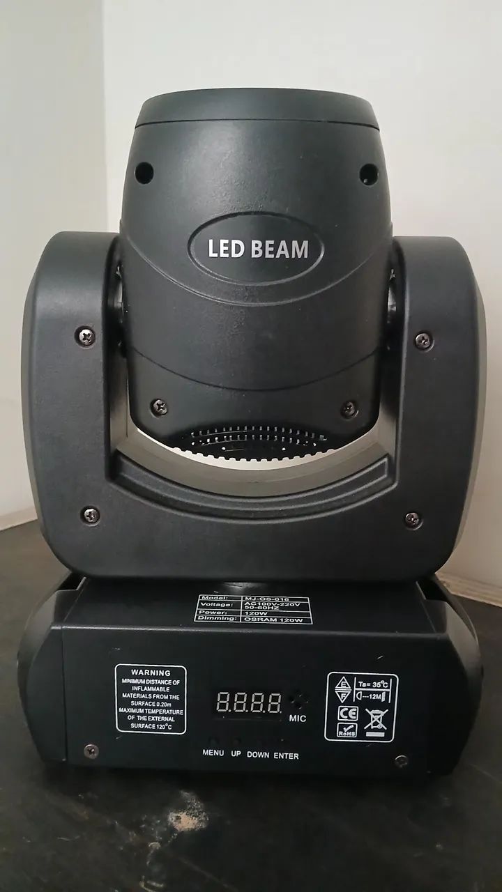 Mini Moving Head Beam 120W LED - Foto 3