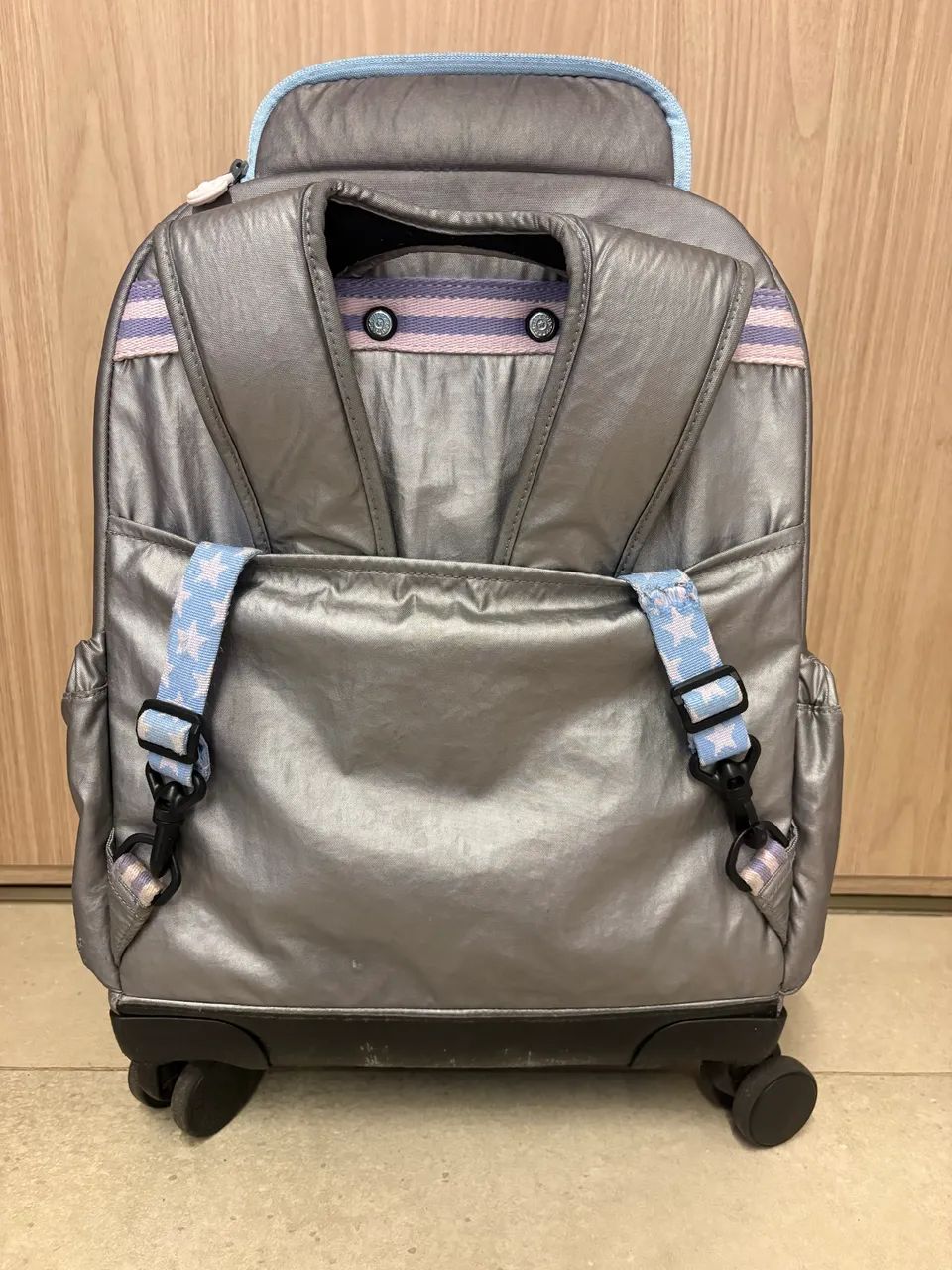 Mochila kipling Prata  - Foto 4