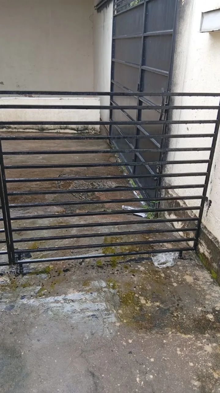 portão de grade de segurança em ferro com design de barras horizontais - Foto 4