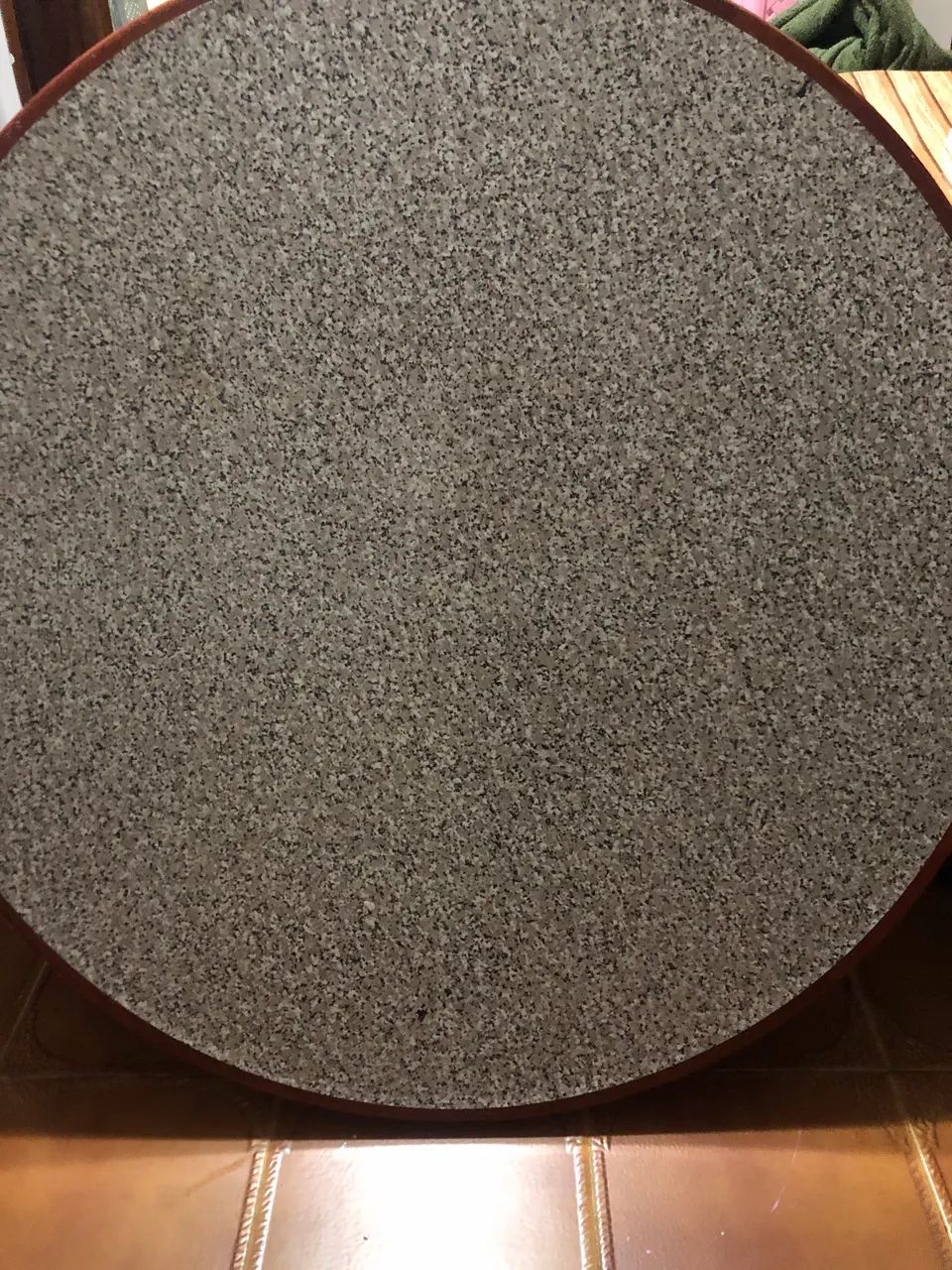 Tampo de mesa de pedra com madeira  - Foto 5