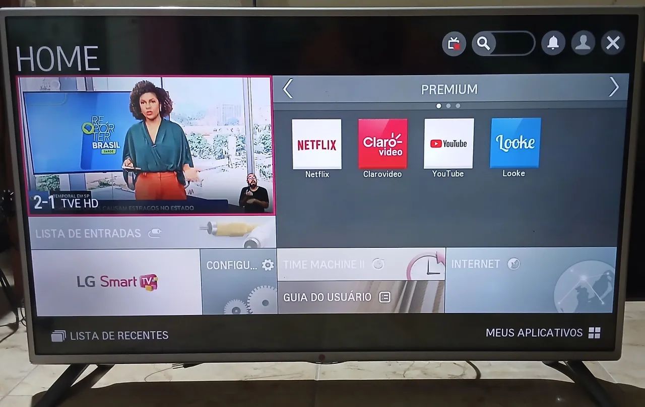 Smart tv lg 42 polegadas full hd - Foto 4