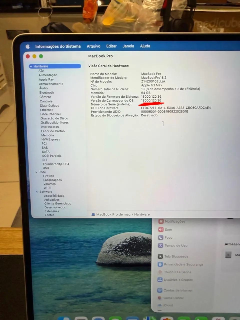 MacBook Pro 2021 - N1 MAX - 64gb - SSD 1tb - Foto 4