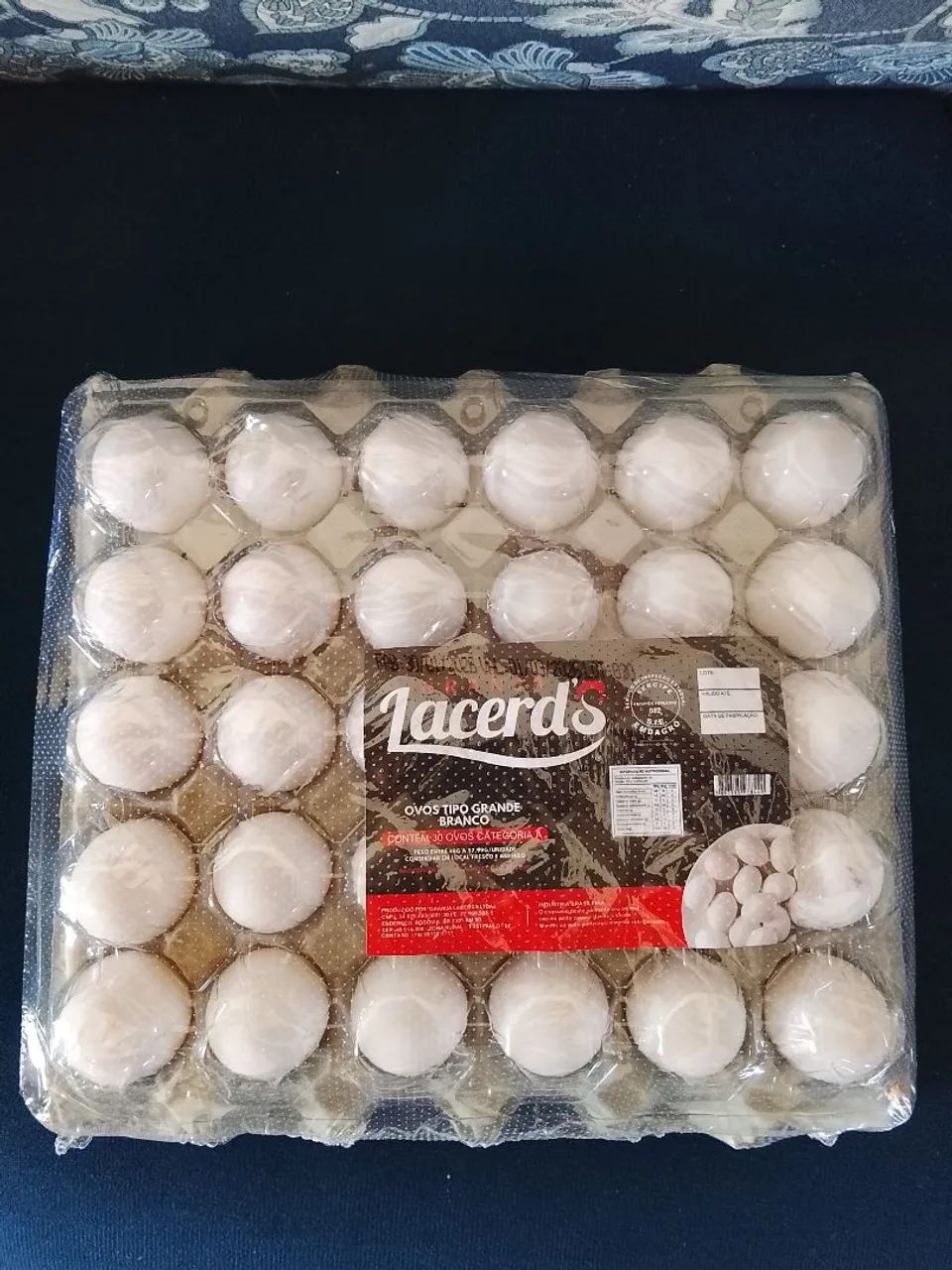 Ovos - Placa com 30 ovos 