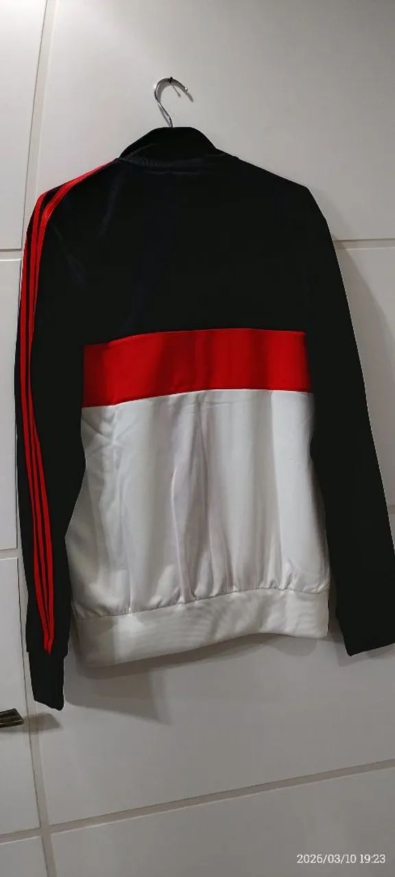 JAQUETA ADIDAS MASCULINA RIVER PLATE ZERADA - Foto 4