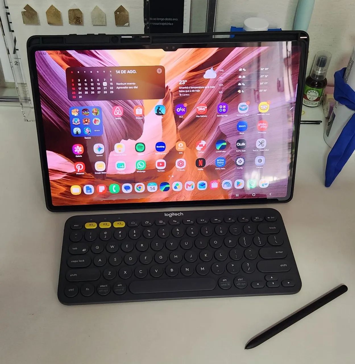 Galaxy Tab S8 Ultra - versão mais top com acessórios  - Foto 2