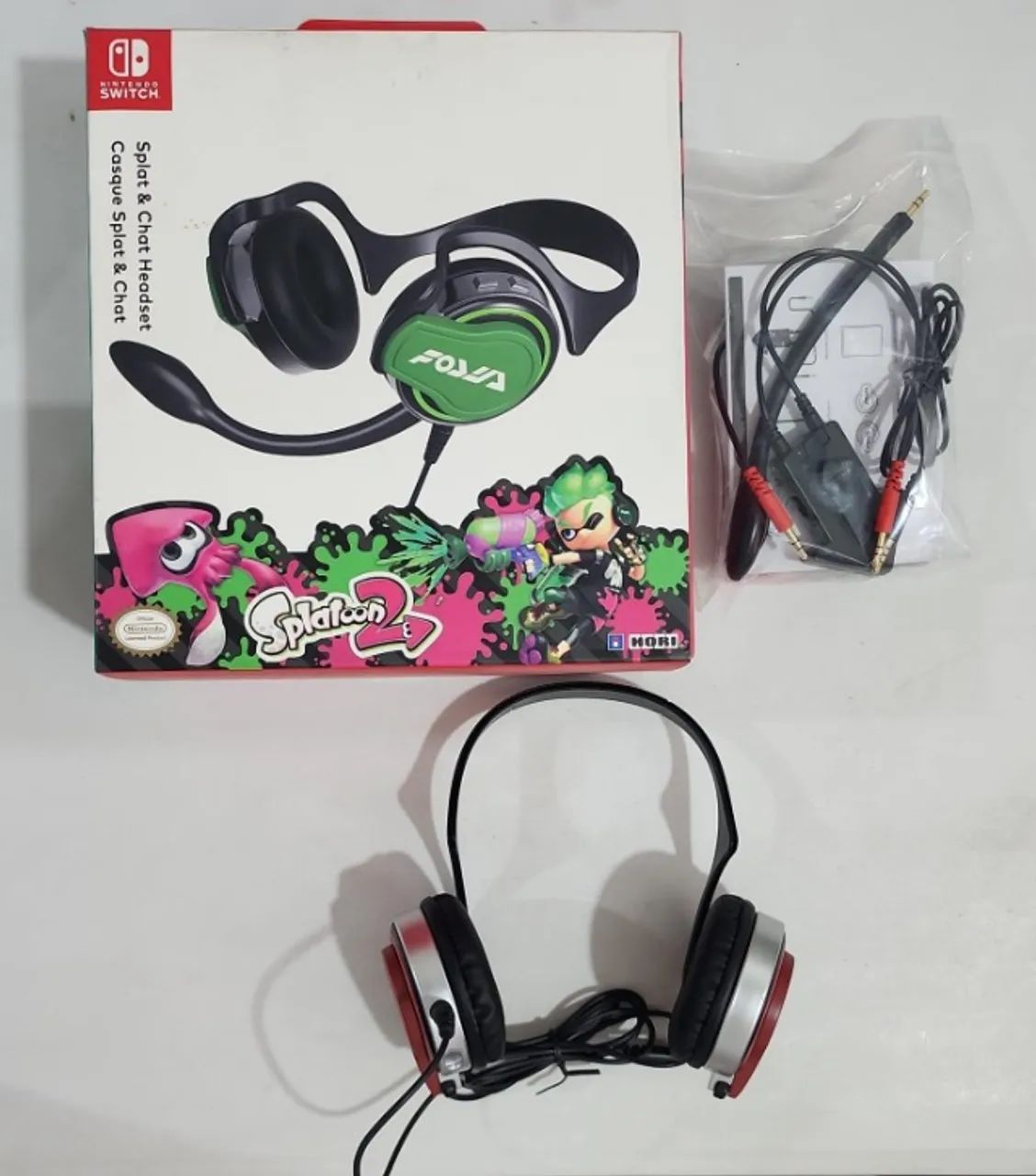 Headset Nintendo Switch Splatoon 