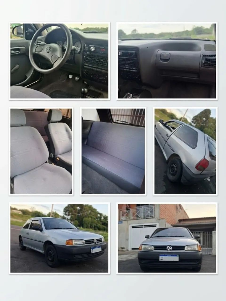 Volkswagen Gol Geração II 1000 Plus 8V 50cv Gasolina Mec. 2P 1996