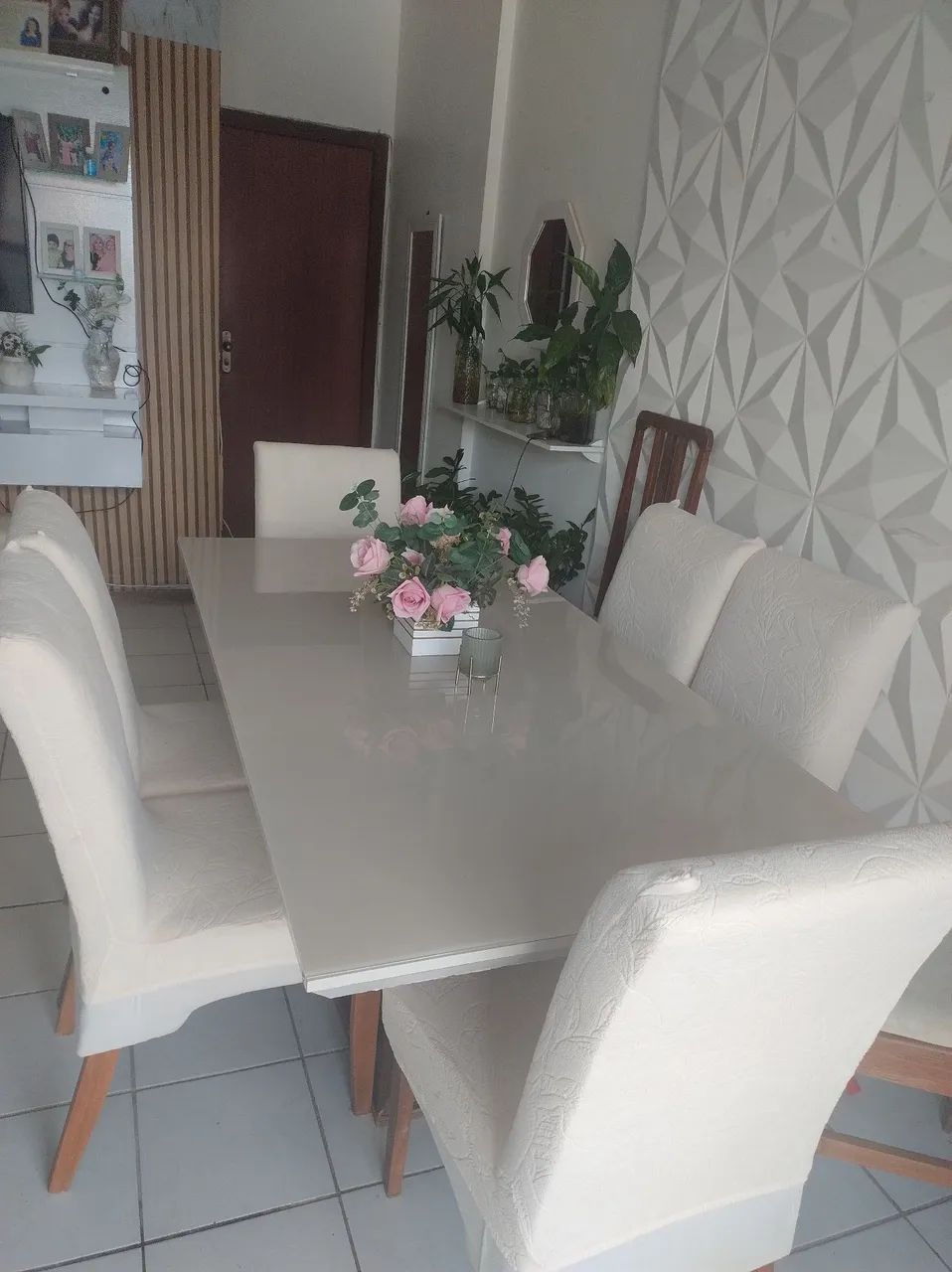 mesa de jantar com 6 cadeiras
