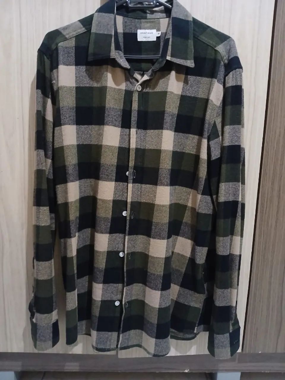 Camisa Xadrex Quadriculada Manga Comprida