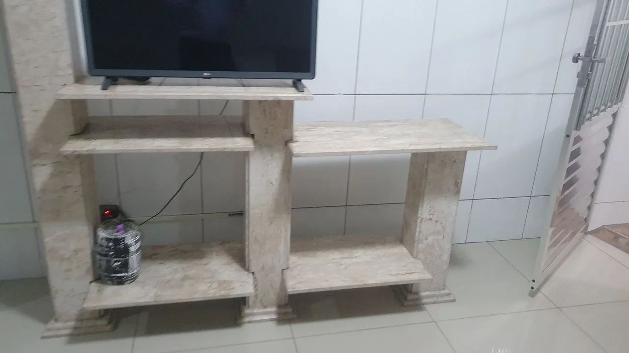 Rack de Marmore Travertino