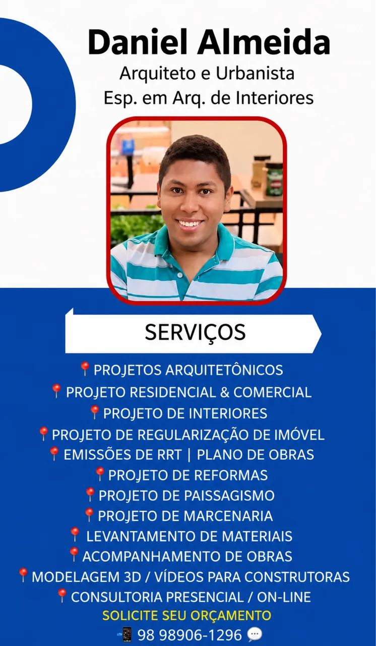 Arquiteto - Projetos em geral 