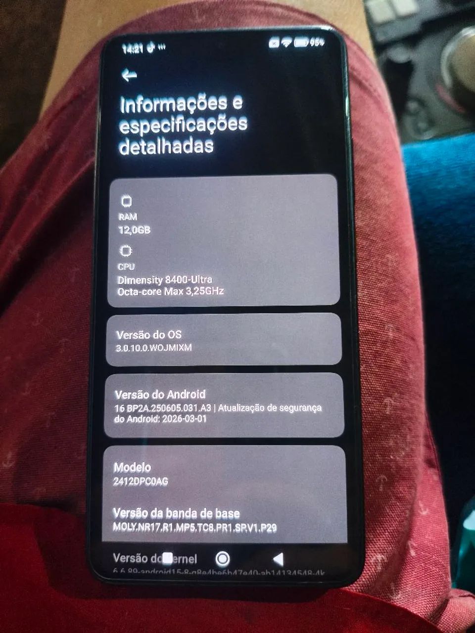 Poco x7 pro 12/Ram 512gb memória interna  - Foto 2