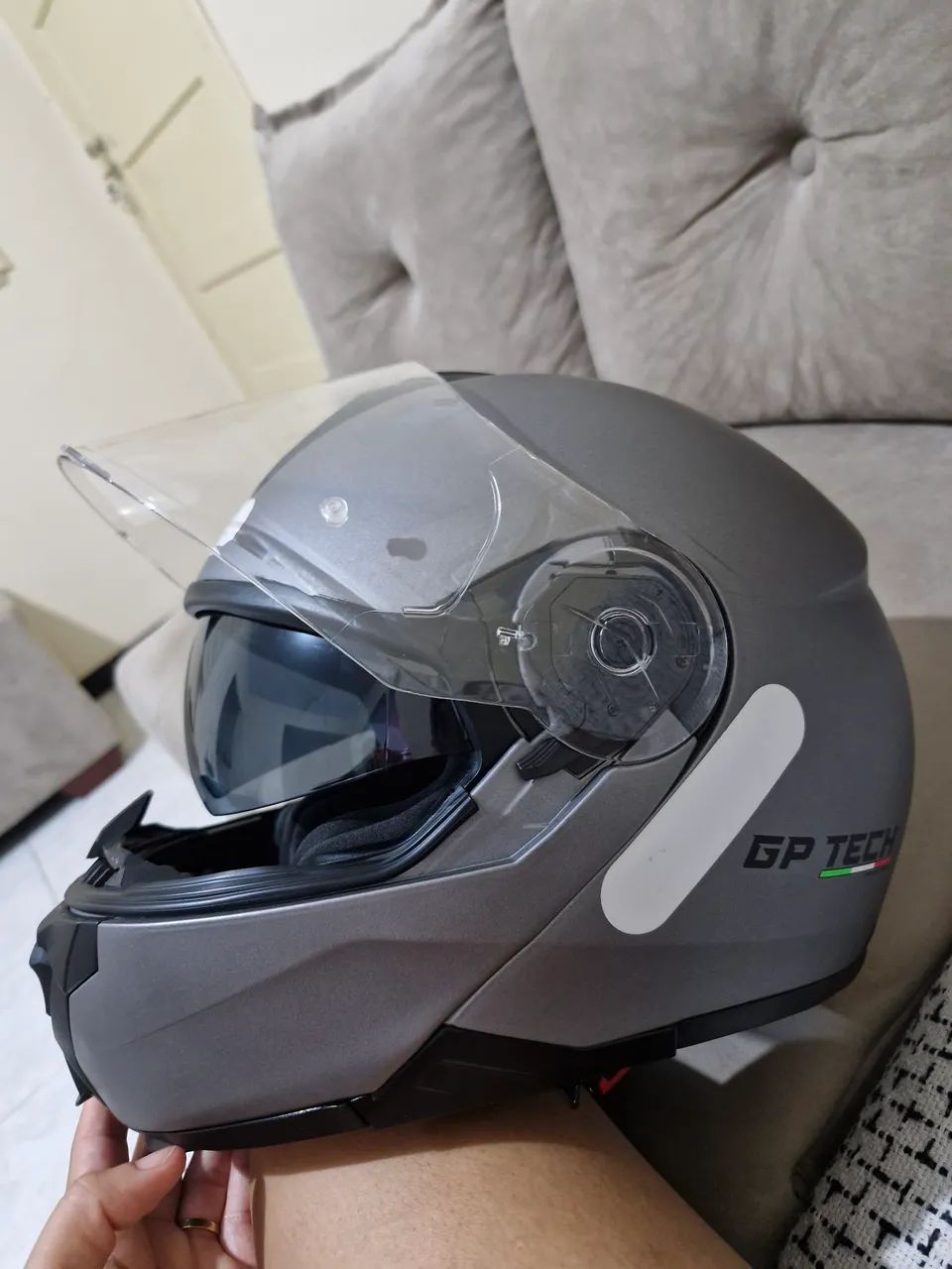 capacete escamoteável  - Foto 4