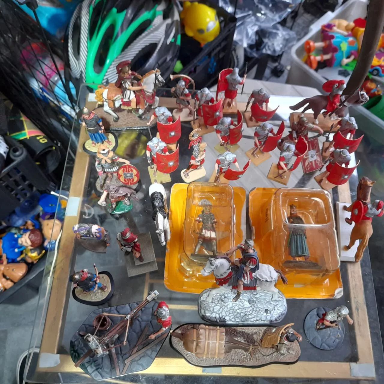 Action figures soldados romanos
